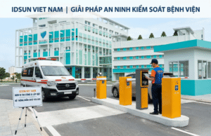 lắp barie tự động cho bệnh viện