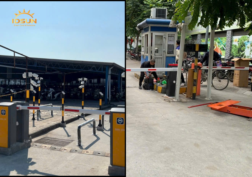 lắp đặt barrier cho khu công nghiệp