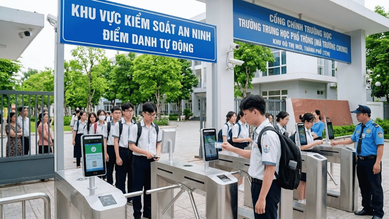 giải pháp kiểm soát an ninh cho trường học