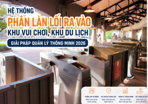 Hệ thống phân làn lối ra vào khu vui chơi, khu du lịch
