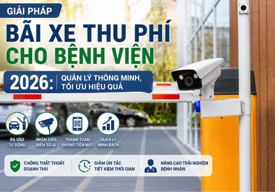 Giải pháp bãi xe thu phí cho bệnh viện