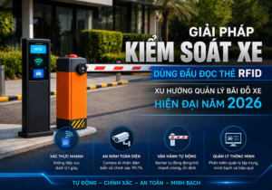 giải pháp kiểm soát xe dùng đầu đọc thẻ RFID