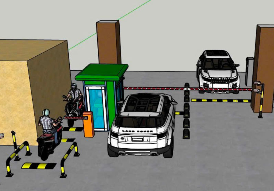giải pháp kiểm soát xe dùng đầu đọc thẻ RFID