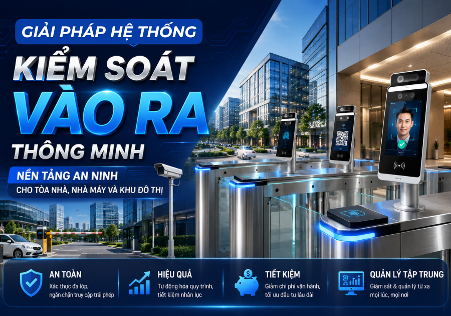 giải pháp hệ thống kiểm soát vào ra thông minh