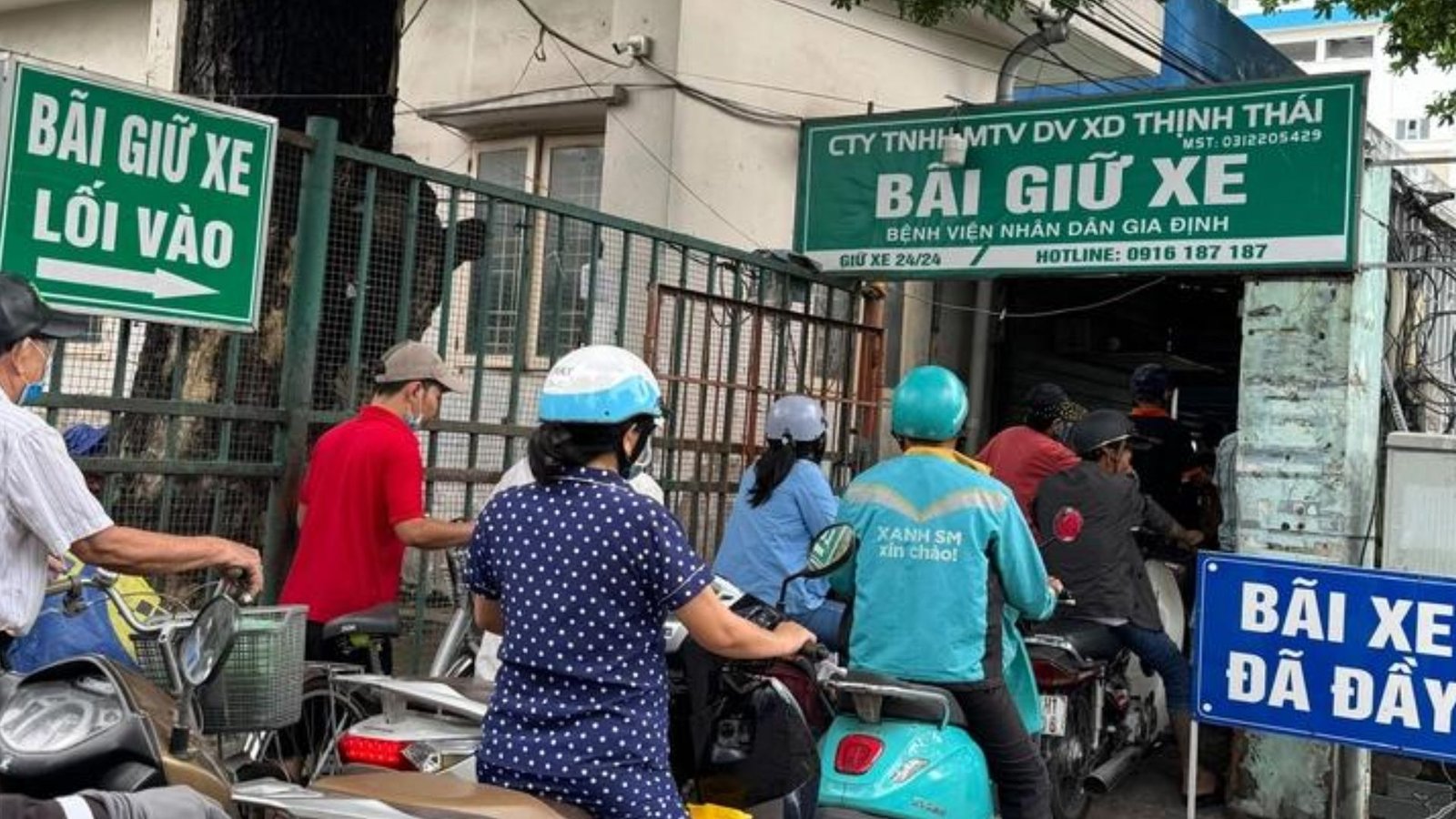 Thực trạng bãi xe ở bệnh viện